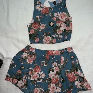Floral two piece set